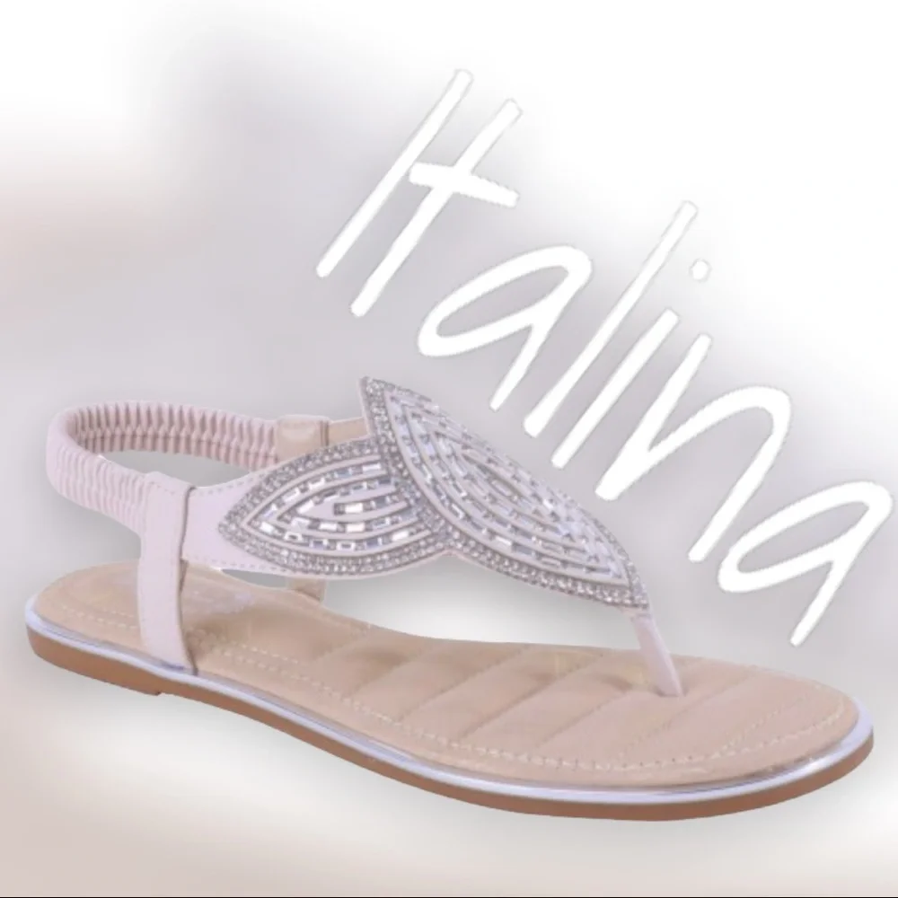 Italina Art Deco Black & Silver Classy‎ Rhinestone Embellished Sandal - Picture 10 of 12